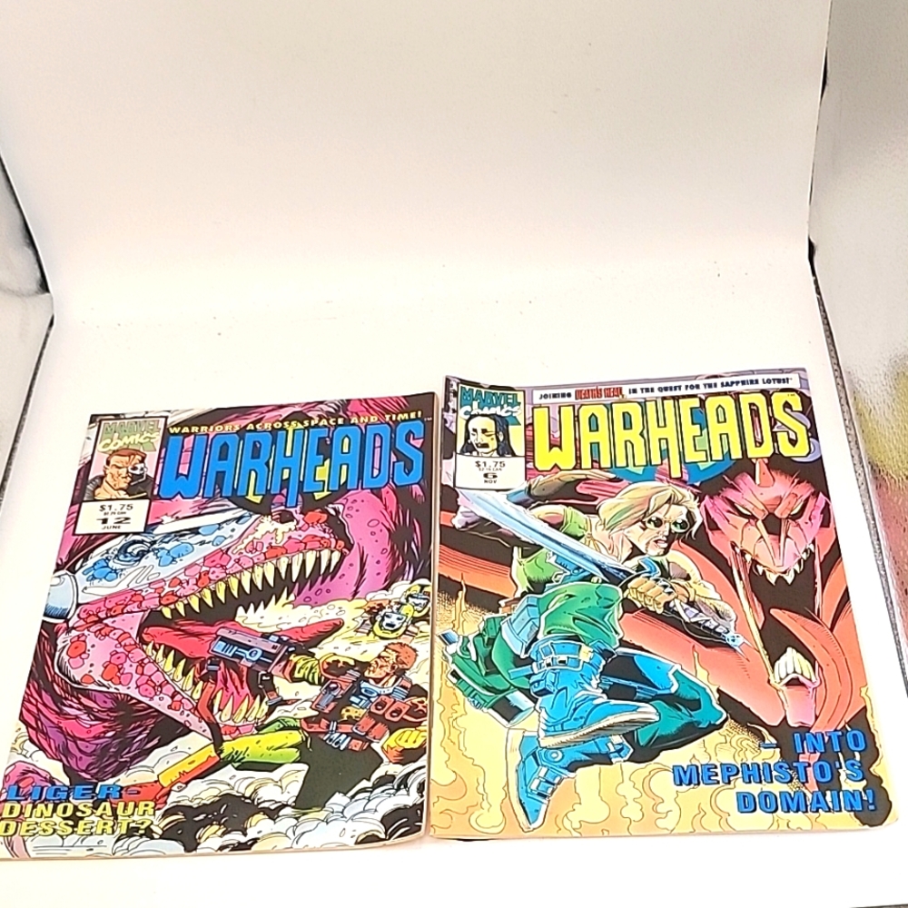 Vintage Marvel Warheads Comics no. 6 & 12